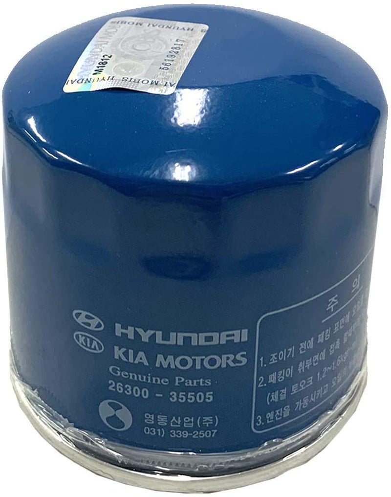 HYUNDAI Genuine OEM Hyundai & Kia Oil Filter 26300-35505 (New Version of 35504) (6 pack) - Image 2